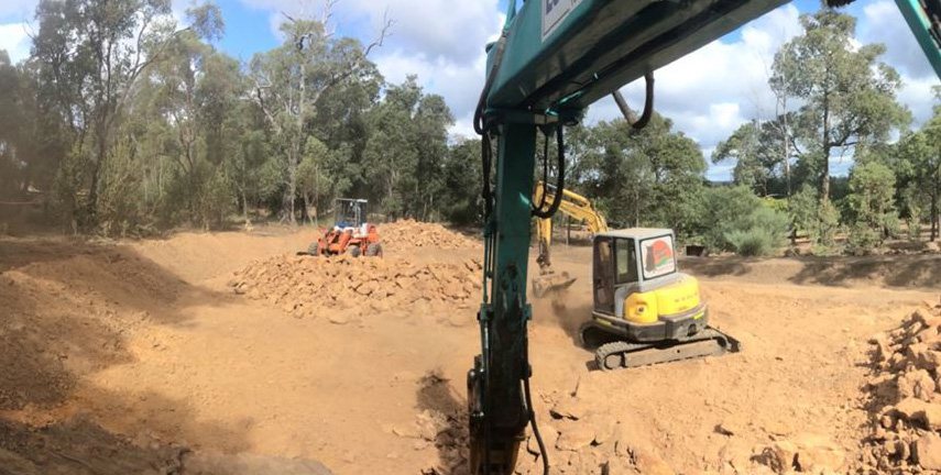 Earthmoving Perth Hills, Excavation Kalamunda, Rock Breaking Mundaring